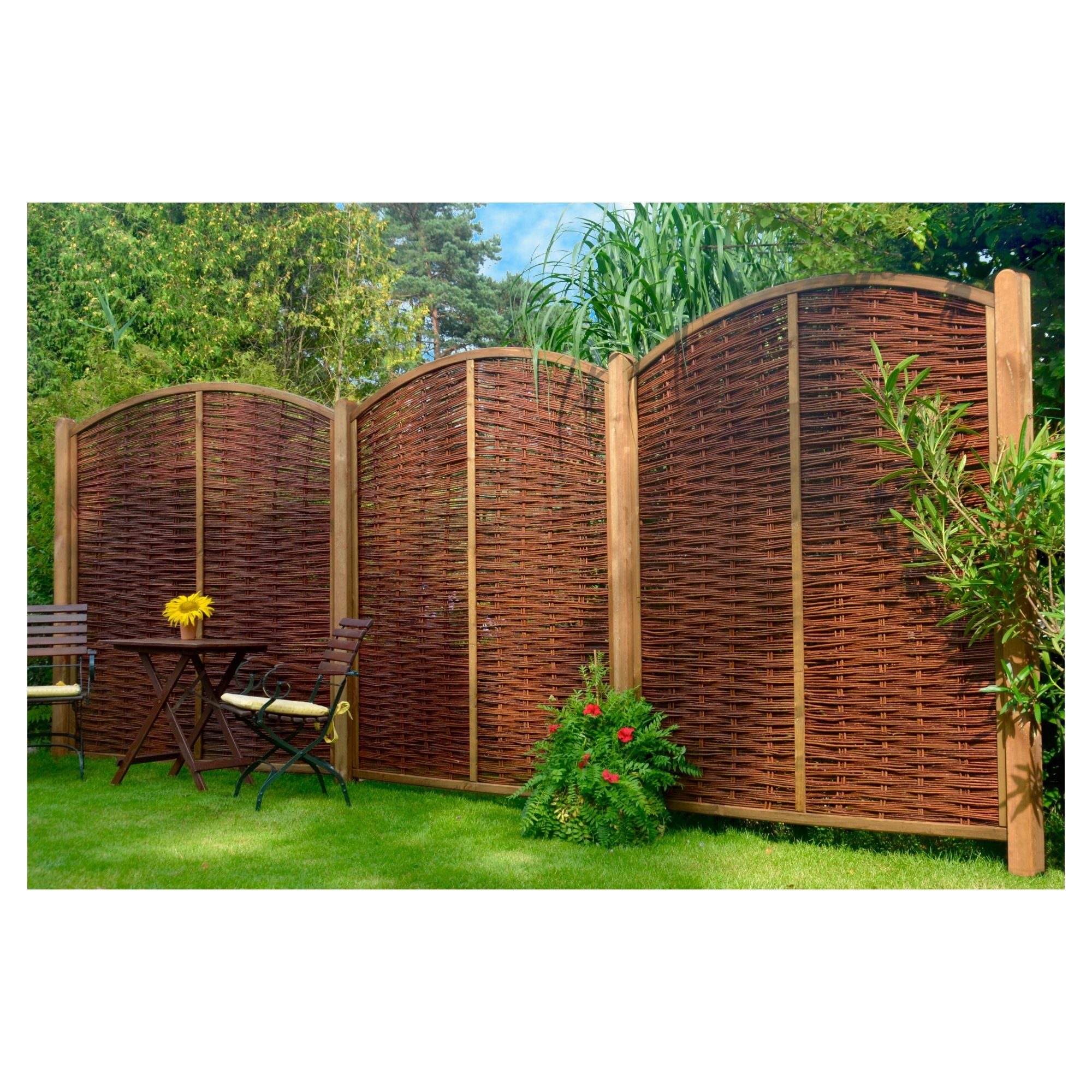 Tetzner & Jentzsch Gartenzaun NABRO-Weidengeflechtzaun günstig online kaufen