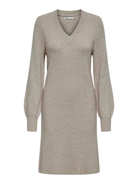 ONLY Strickkleid ONLKATIA LS V-NECK DRESS NCA KNT günstig online kaufen