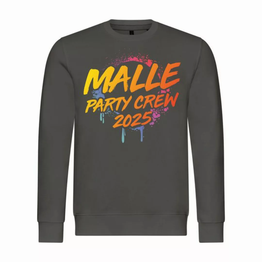 deinshirt Rundhalspullover Herren Pullover Malle Party Crew 2025 Mit Print günstig online kaufen