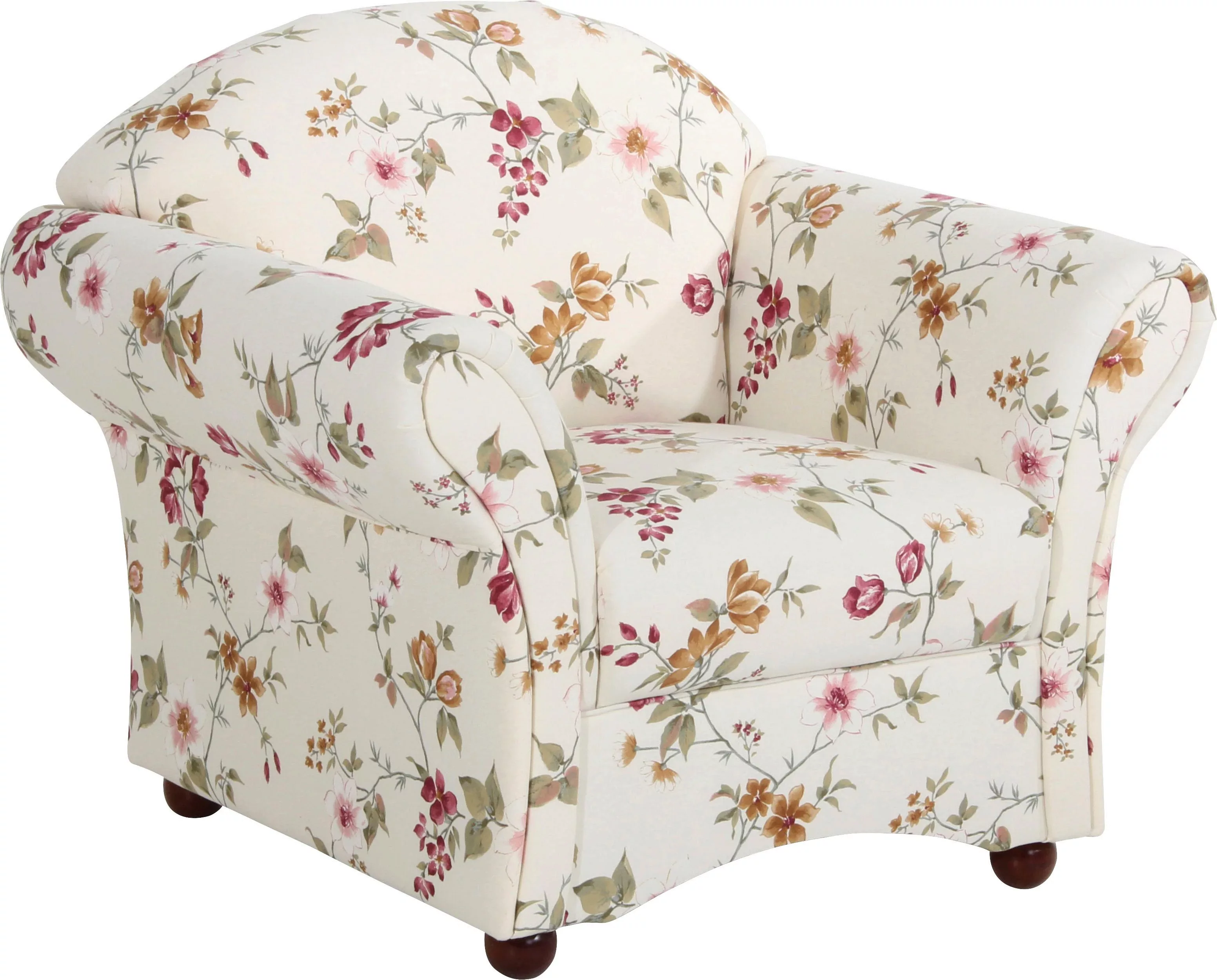 Max Winzer® Sessel »Carolinas, Loungesessel«, im romantischen Look, Blumen günstig online kaufen