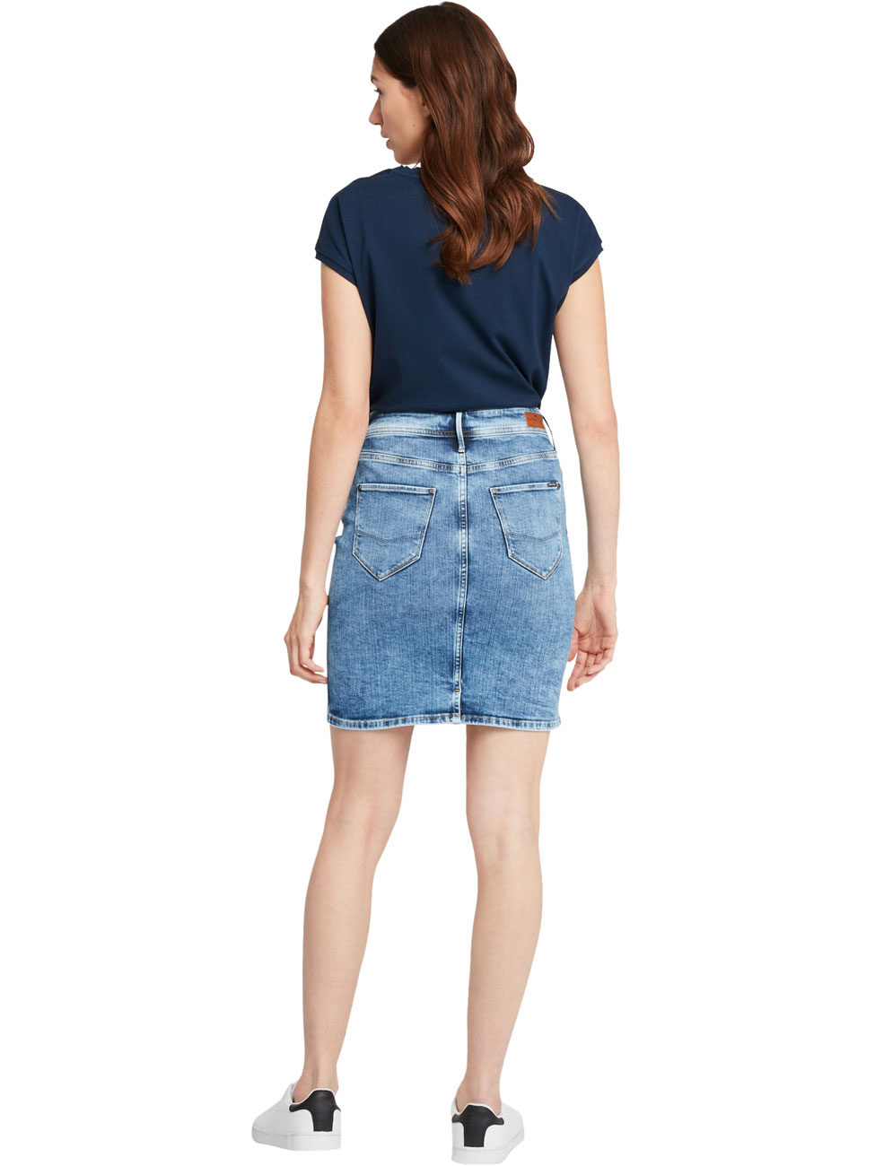 Cross Jeans Damen Jeansrock Millie - Blau - Mid Blue Used günstig online kaufen