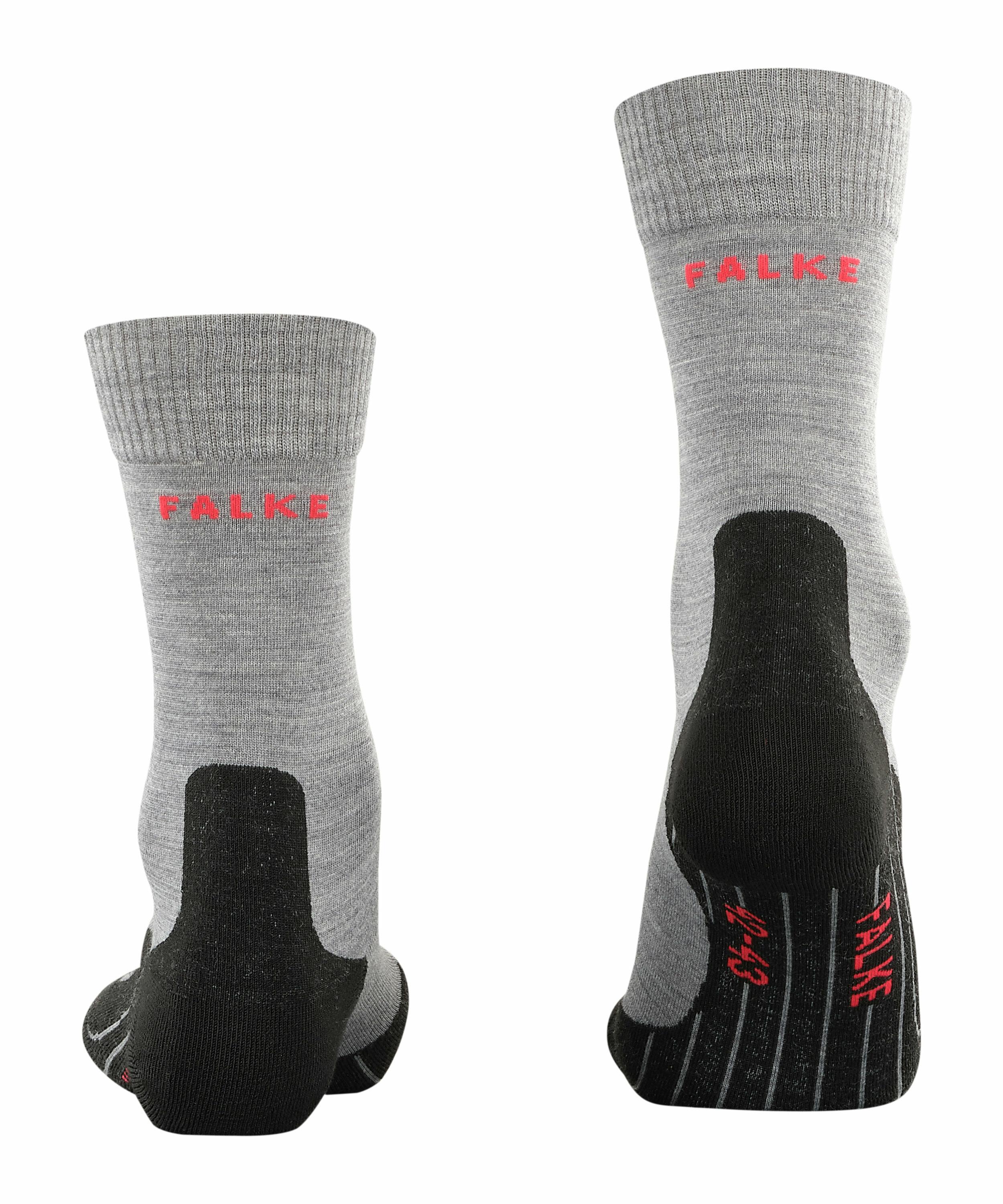 FALKE TK5 Damen Wandersocken, 35-36, Grau, Schurwolle, 16243-340301 günstig online kaufen