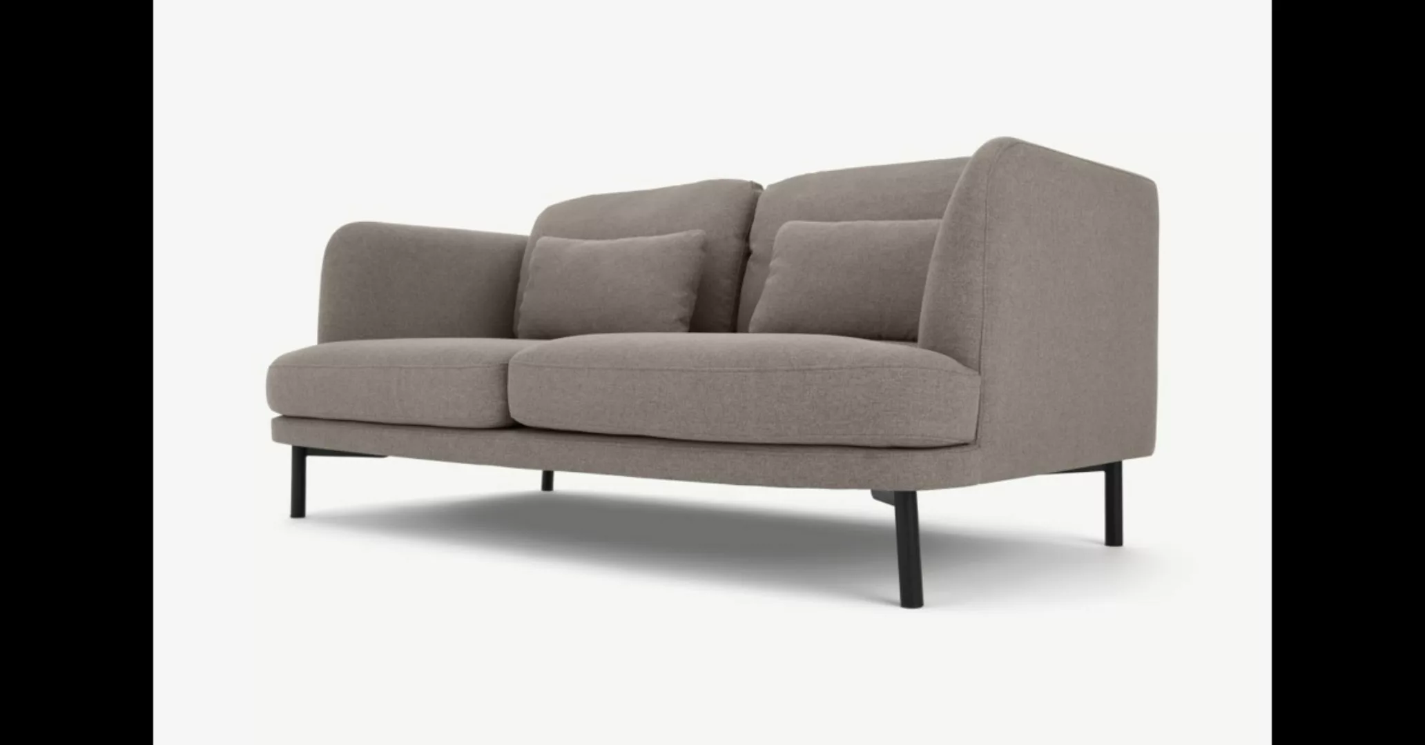Herman 2-Sitzer Sofa, Manhattangrau - MADE.com günstig online kaufen