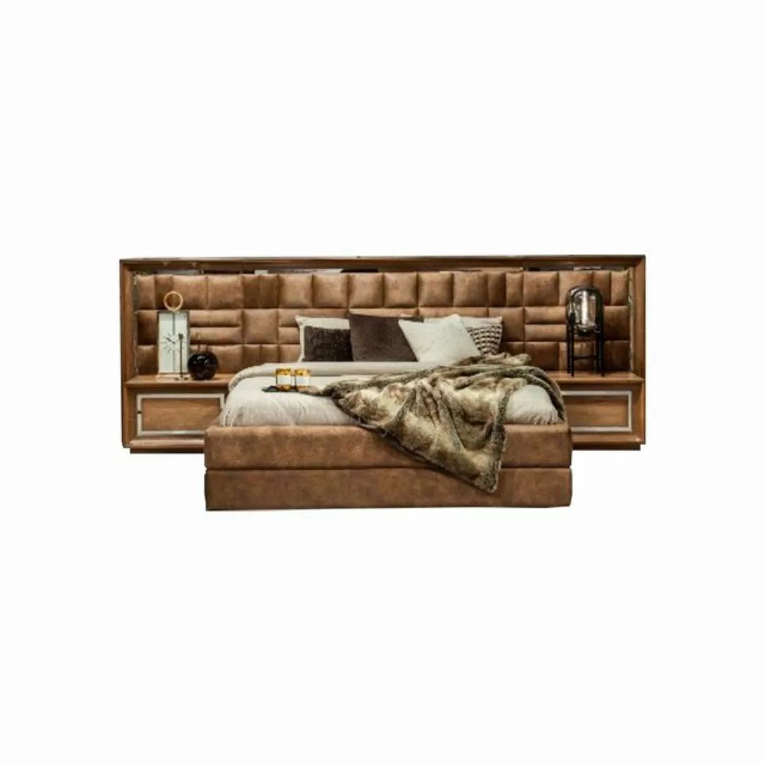 Xlmoebel Bett Luxuriöse Möbel für Hotelzimmer Bett Schrank 160x200 gepolste günstig online kaufen