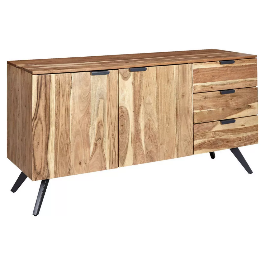 Sideboard natur lackiert B/H/T: ca. 145x75x45 cm günstig online kaufen