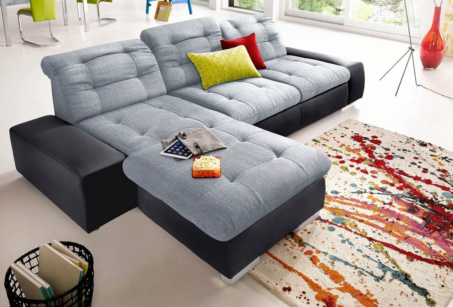 sit&more Ecksofa Palomino L-Form, wahlweise XL oder XXL und mit Bettfunktio günstig online kaufen