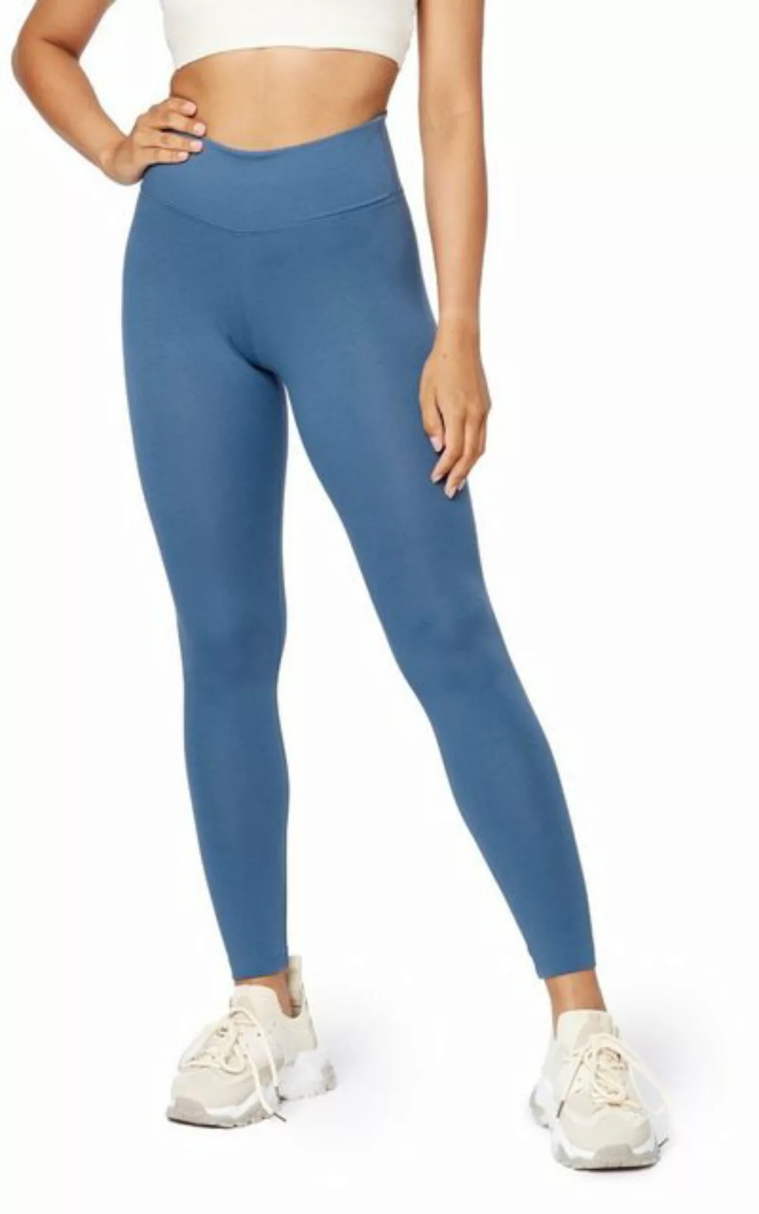 Bellivalini Highwaist Leggings Damen Lange Leggings High Waist Comfort aus günstig online kaufen