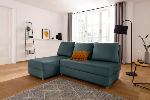 INOSIGN Ecksofa »Mick L-Form«, Longchair links/rechts montierbar, wahlweise günstig online kaufen