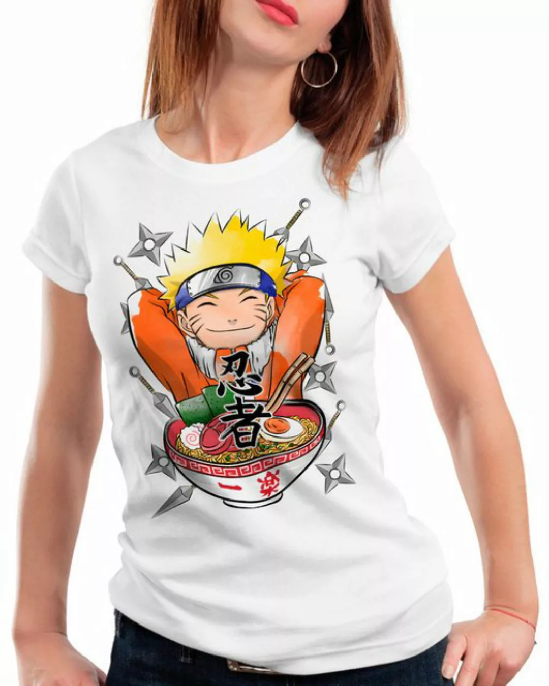 style3 T-Shirt Ninja Ramen kakashi sasuke hatake shikamaru naruto anime man günstig online kaufen