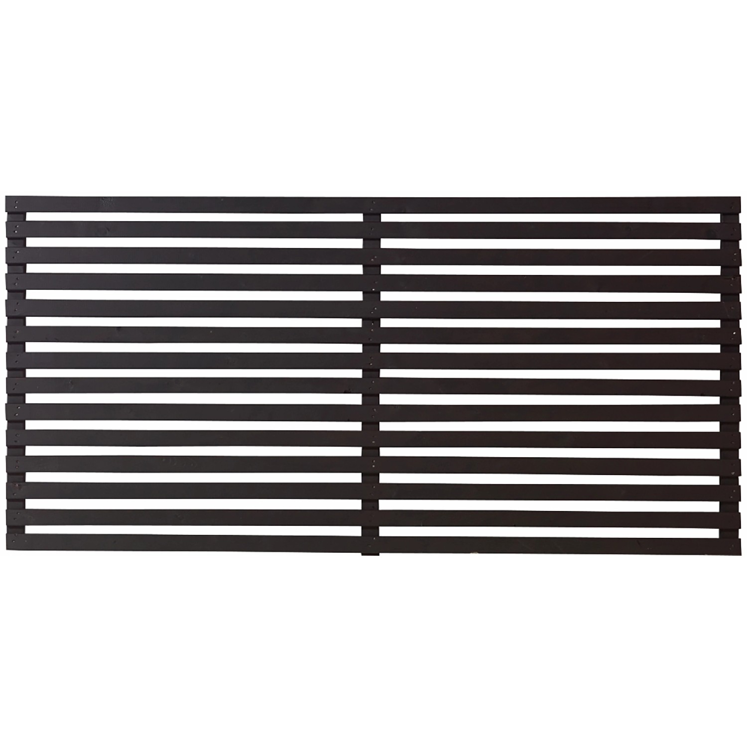 Plus Holz Vorgartenzaun Tokyo Nadelholz Schwarz 180 cm x 90 cm günstig online kaufen