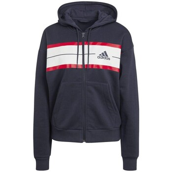 adidas  Sweatshirt Essentials Pinstripe Block Fleece günstig online kaufen