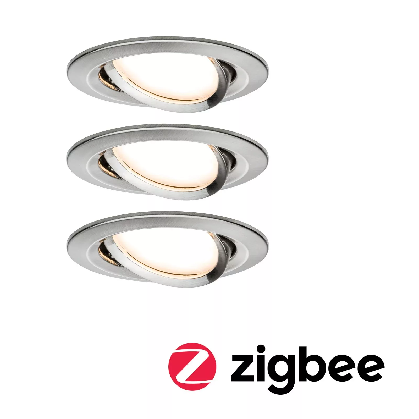 Paulmann "LED Einbauleuchte Smart Home Zigbee 3.0 Nova Plus Coin Basisset s günstig online kaufen