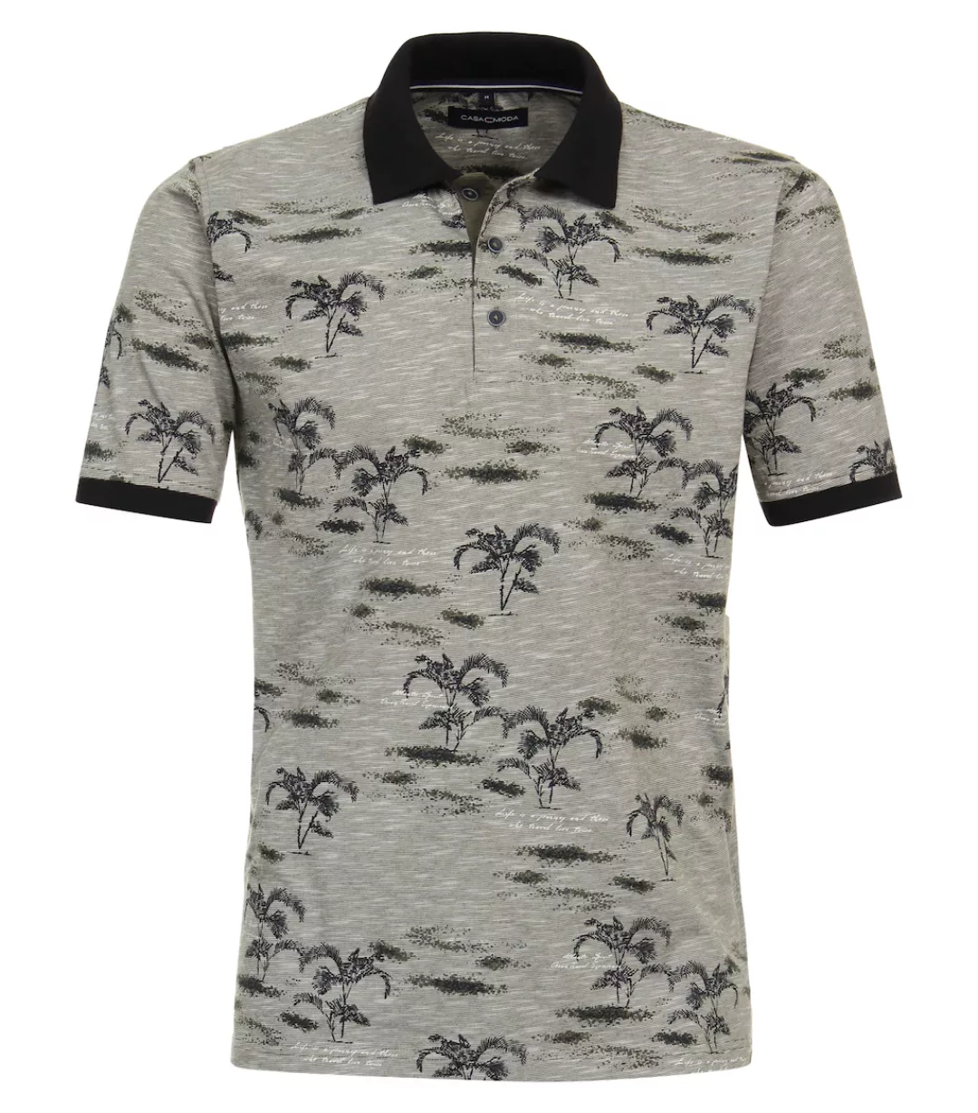 CASAMODA Poloshirt "CASAMODA Polo-Shirt Print" günstig online kaufen