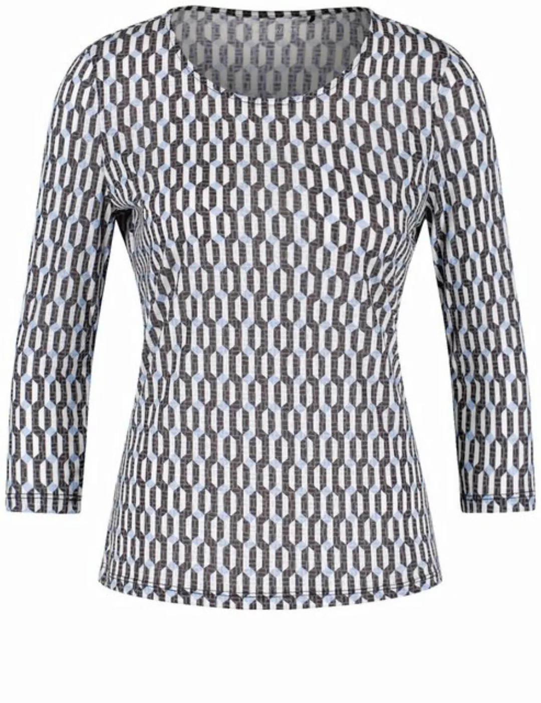 GERRY WEBER 3/4-Arm-Shirt 3/4 Arm Shirt in Ausbrenner-Qualität günstig online kaufen