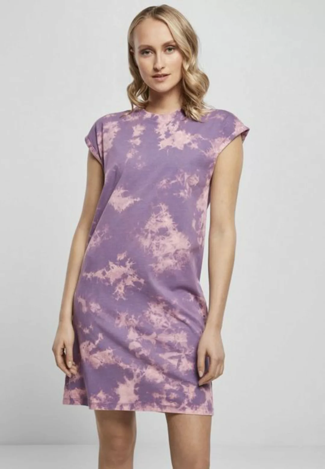 URBAN CLASSICS Jerseykleid Damen Ladies Bleached Dress (1-tlg) günstig online kaufen