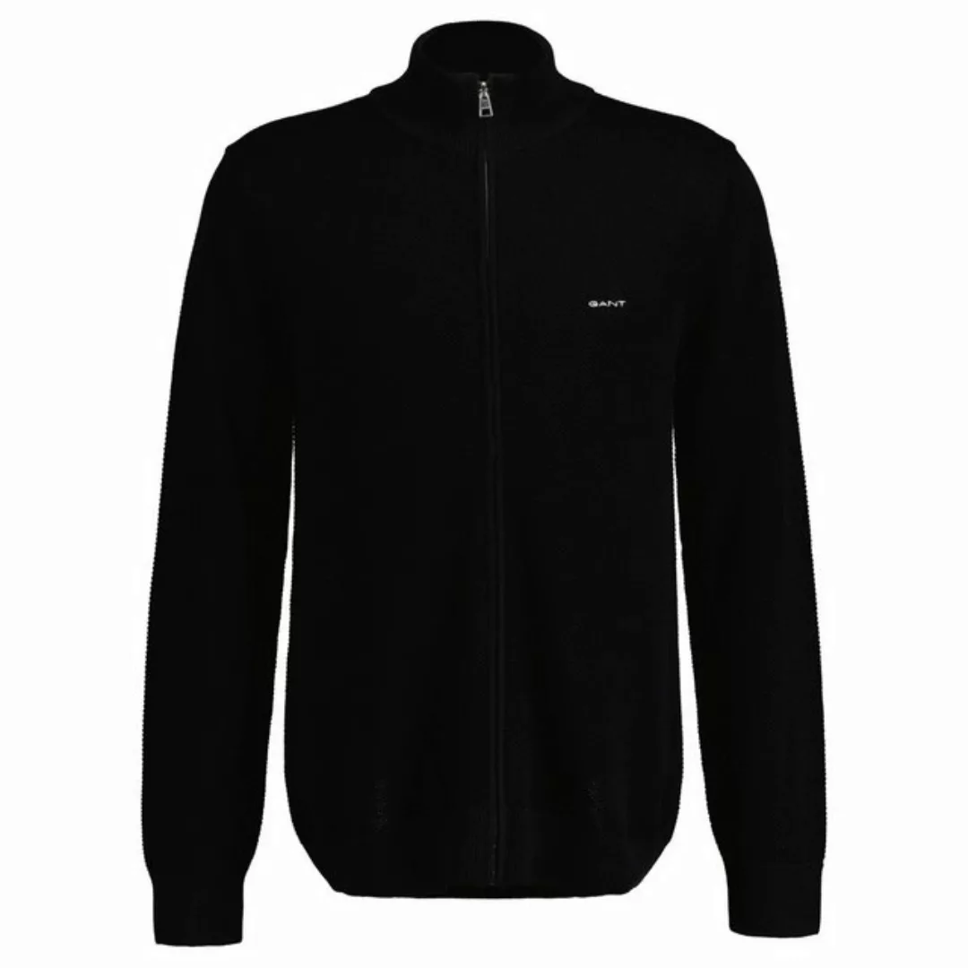 Gant Sweatshirt Herren Pique-Strickjacke - COTTON PIQUE ZIP günstig online kaufen