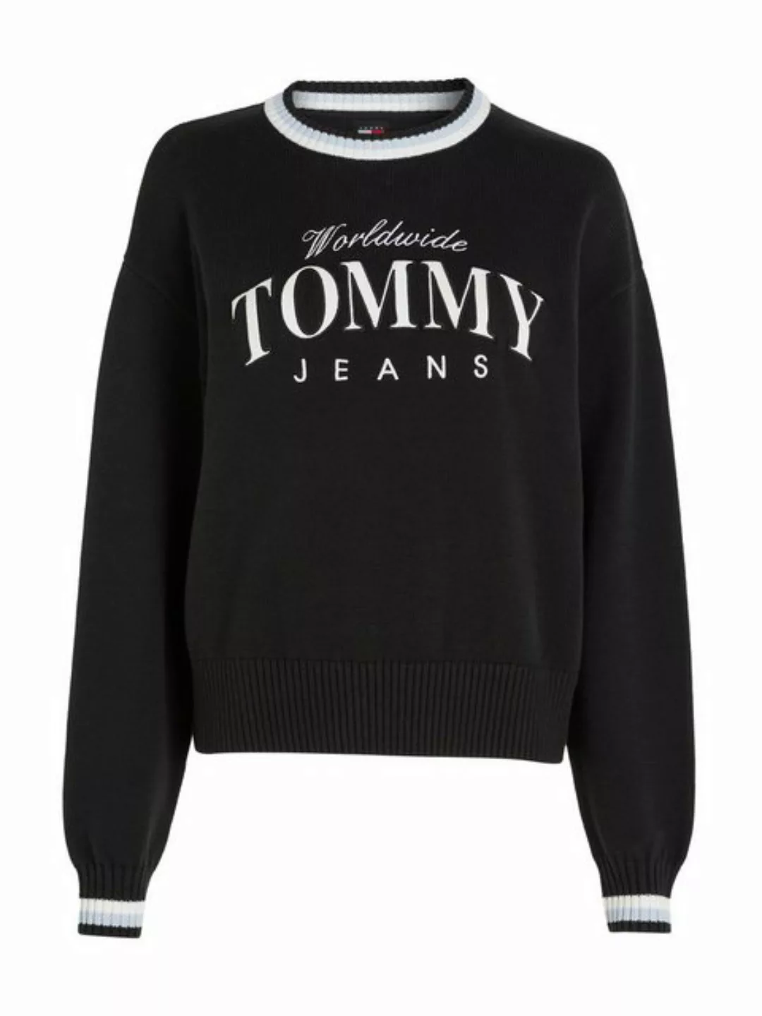 Tommy Jeans Strickpullover TJW VARSITY SWEATER mit Logoschriftzug günstig online kaufen