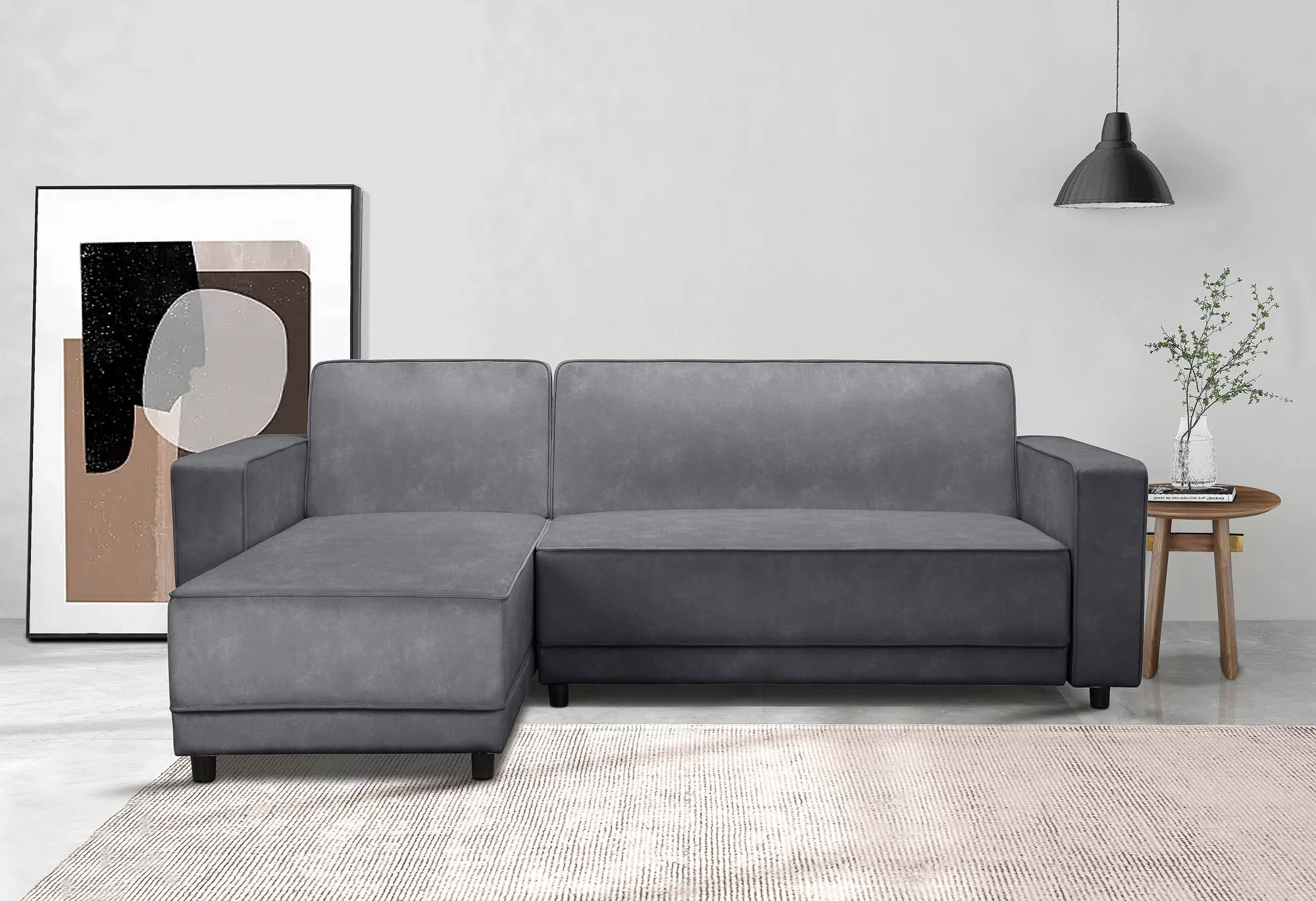 Dorel Home Ecksofa "Allie Schlafsofa 230 cm mit Relaxfunktion in der Rücken günstig online kaufen