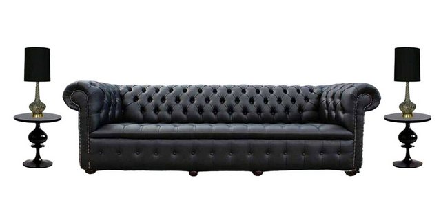 JVmoebel Chesterfield-Sofa Big Sofa Couch Chesterfield 245cm Polster Sofas günstig online kaufen