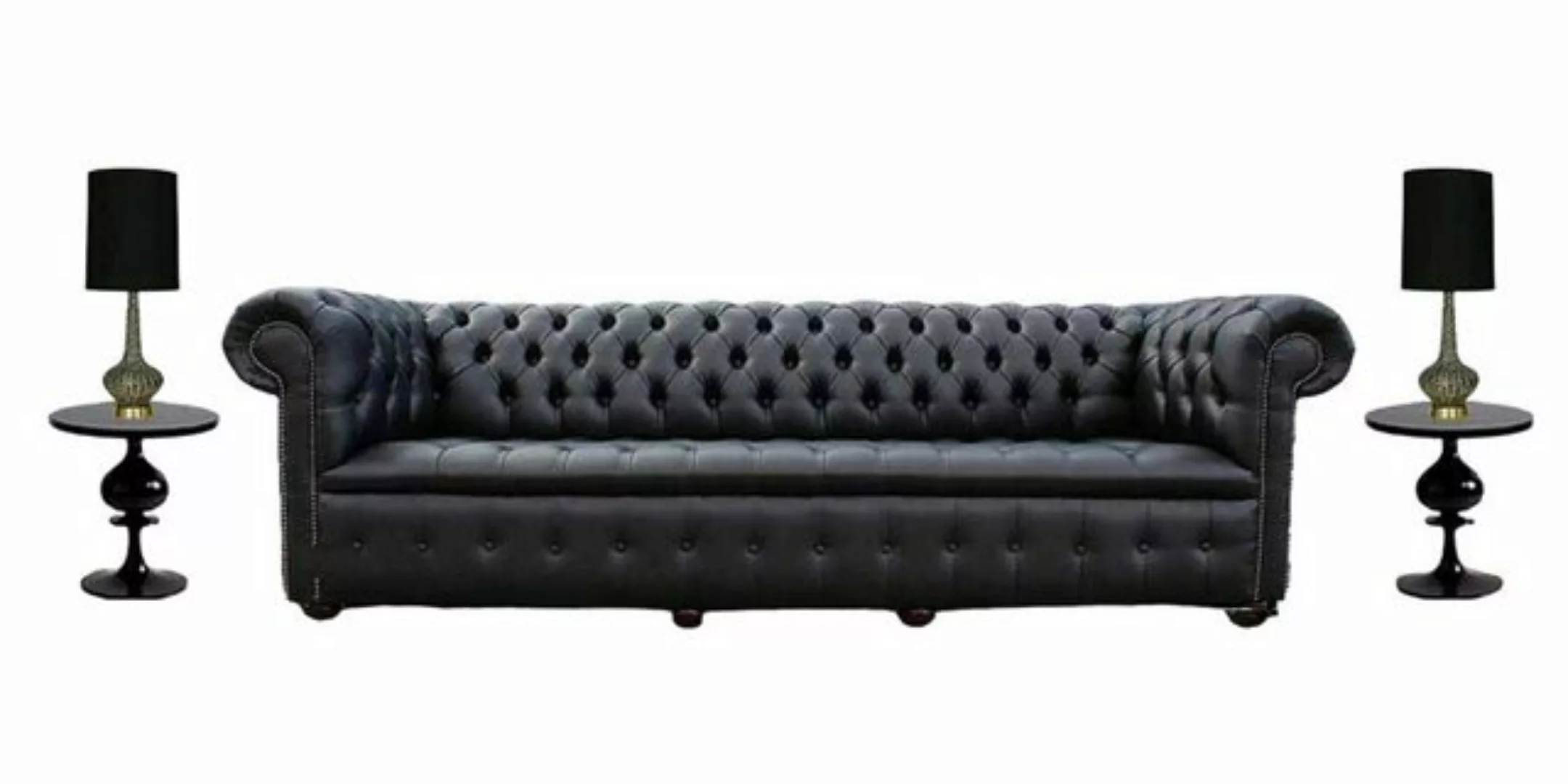 JVmoebel Chesterfield-Sofa Big Sofa Couch Chesterfield 245cm Polster Sofas günstig online kaufen