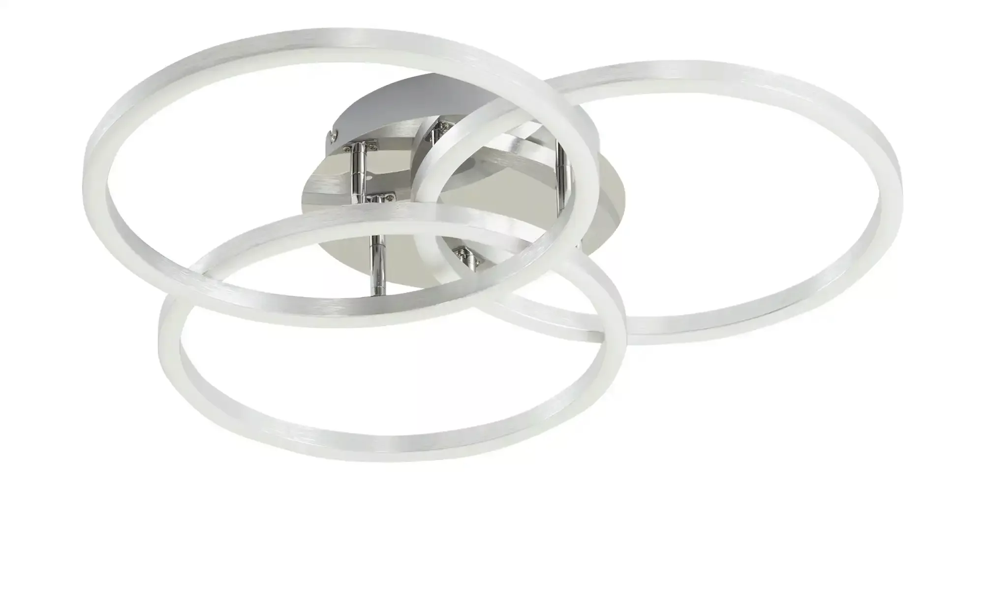 Meisterleuchten LED-Deckenleuchte  Alu-gebürstet  Kreise   ¦ silber ¦ Maße günstig online kaufen