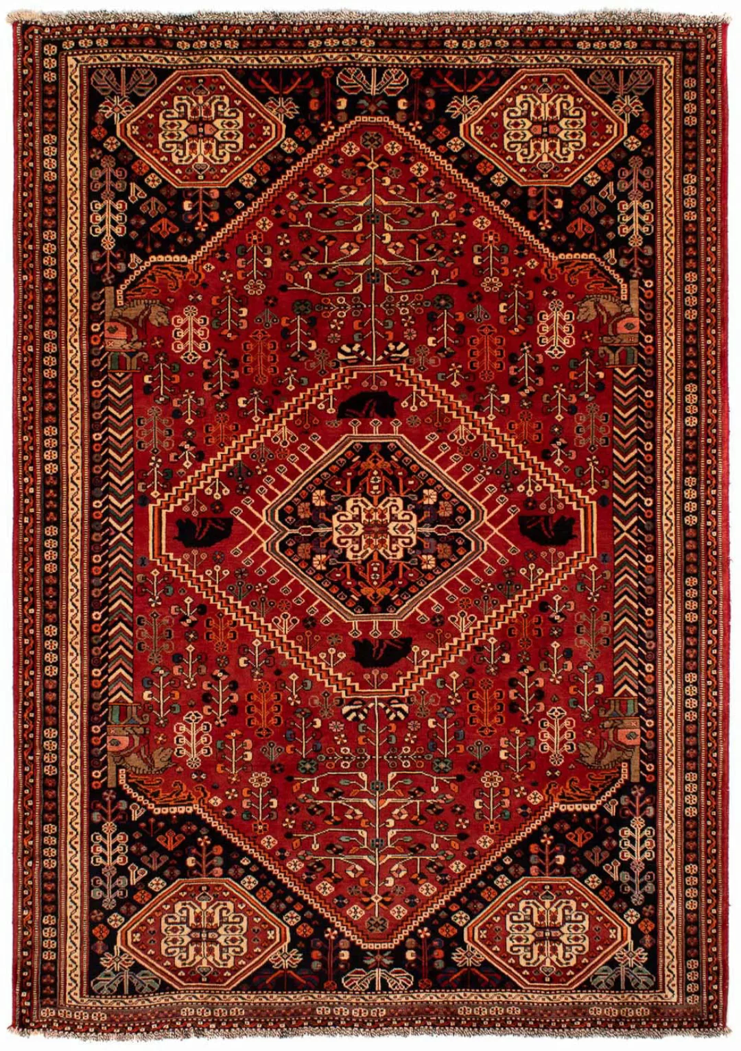 morgenland Orientteppich »Perser - Nomadic - 273 x 198 cm - dunkelrot«, rec günstig online kaufen