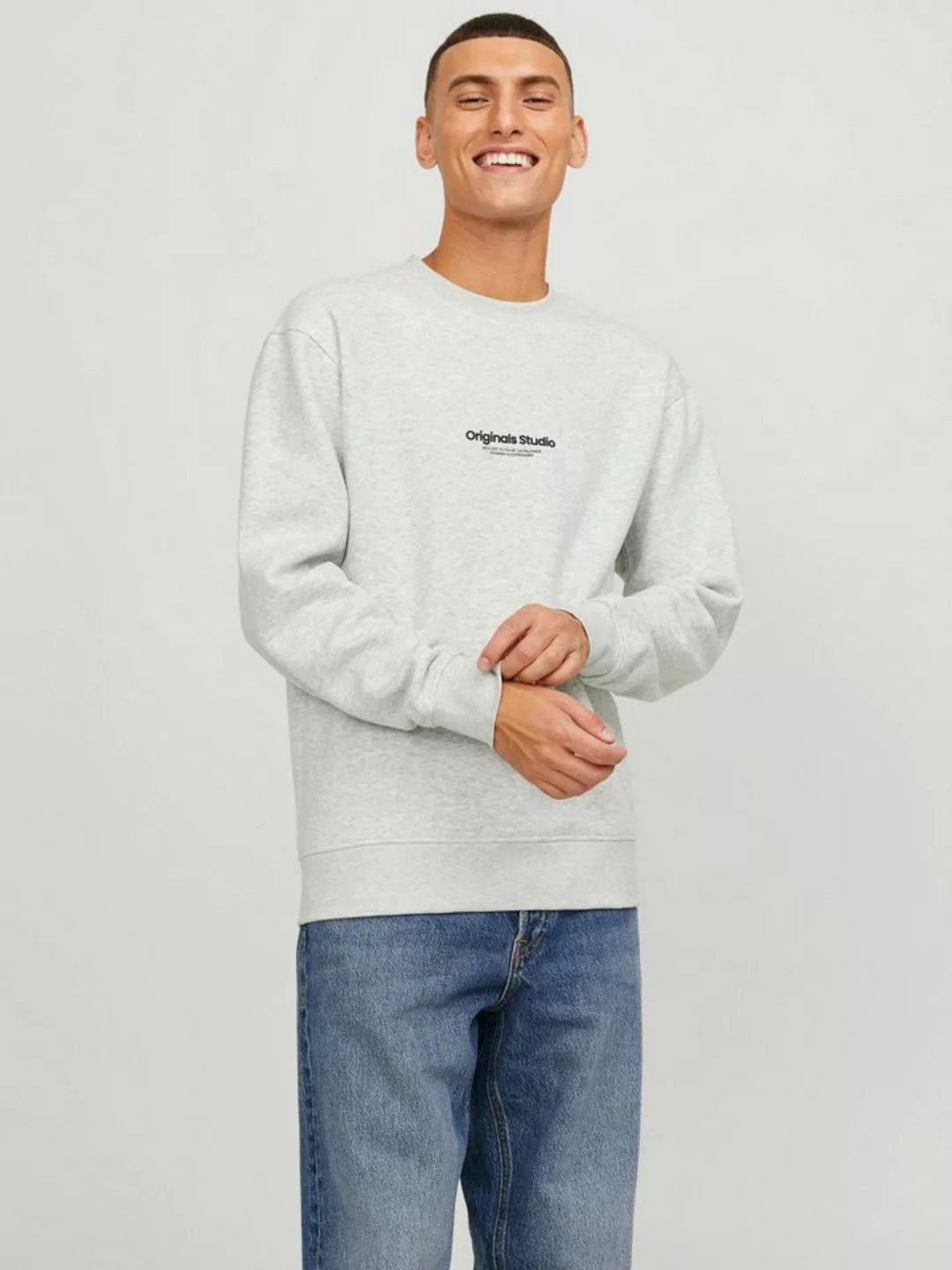 Jack & Jones Sweatshirt Weiches Sweatshirt mit 3D Print Relaxed Fit JORVEST günstig online kaufen