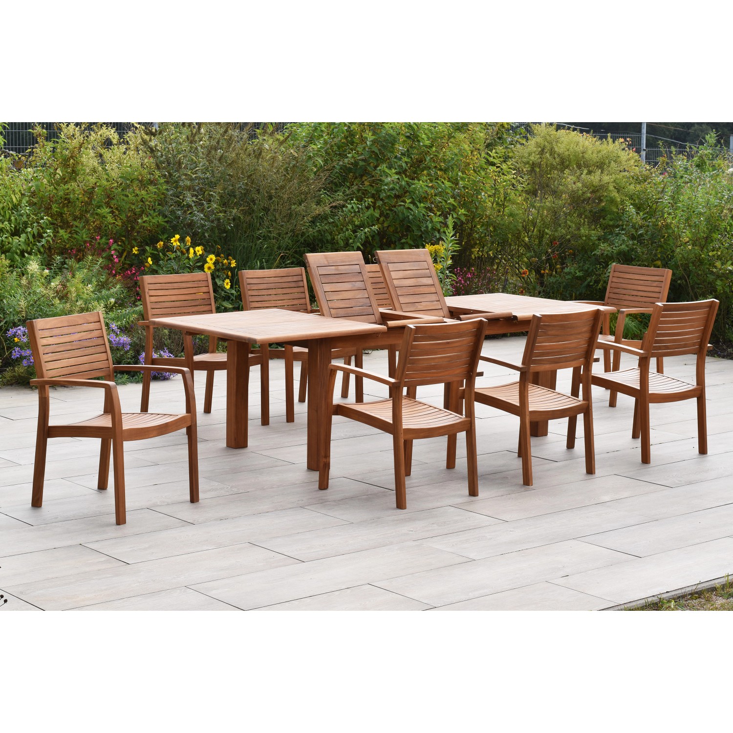 MERXX Garten-Essgruppe »Batavia«, (Set, 9-tlg., Tisch günstig online kaufen