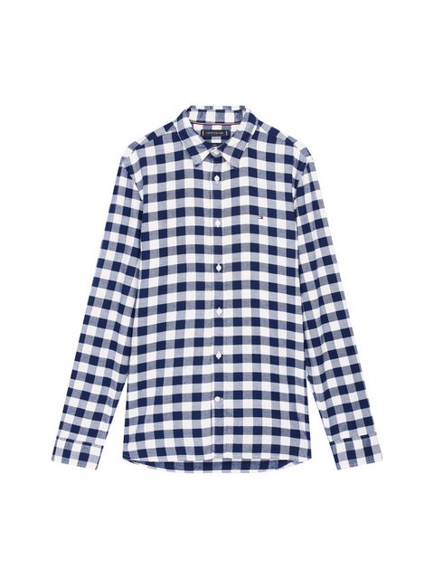 Tommy Hilfiger Langarmhemd BRUSHED GINGHAM SF SHIRT modisch kariert günstig online kaufen