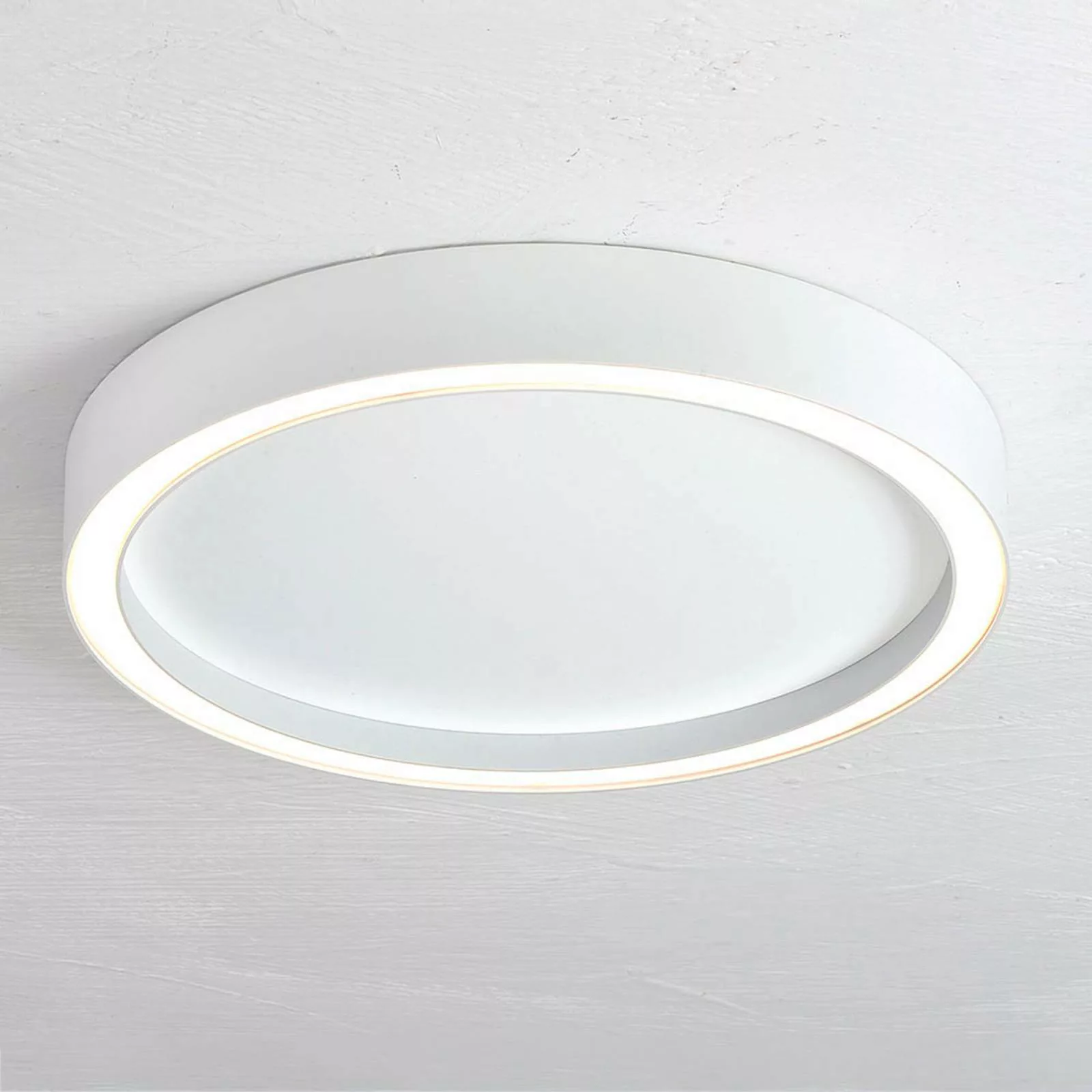 Bopp Aura LED-Deckenleuchte Ø 30cm weiß/weiß günstig online kaufen