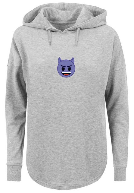 emoji couture Hoodie Evil smiling furry purple face Premium Qualität günstig online kaufen