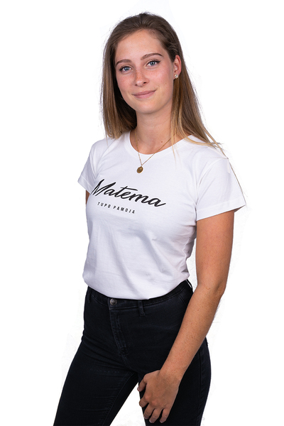 Damen T-shirt "Kawaida White" Aus Biobaumwolle günstig online kaufen