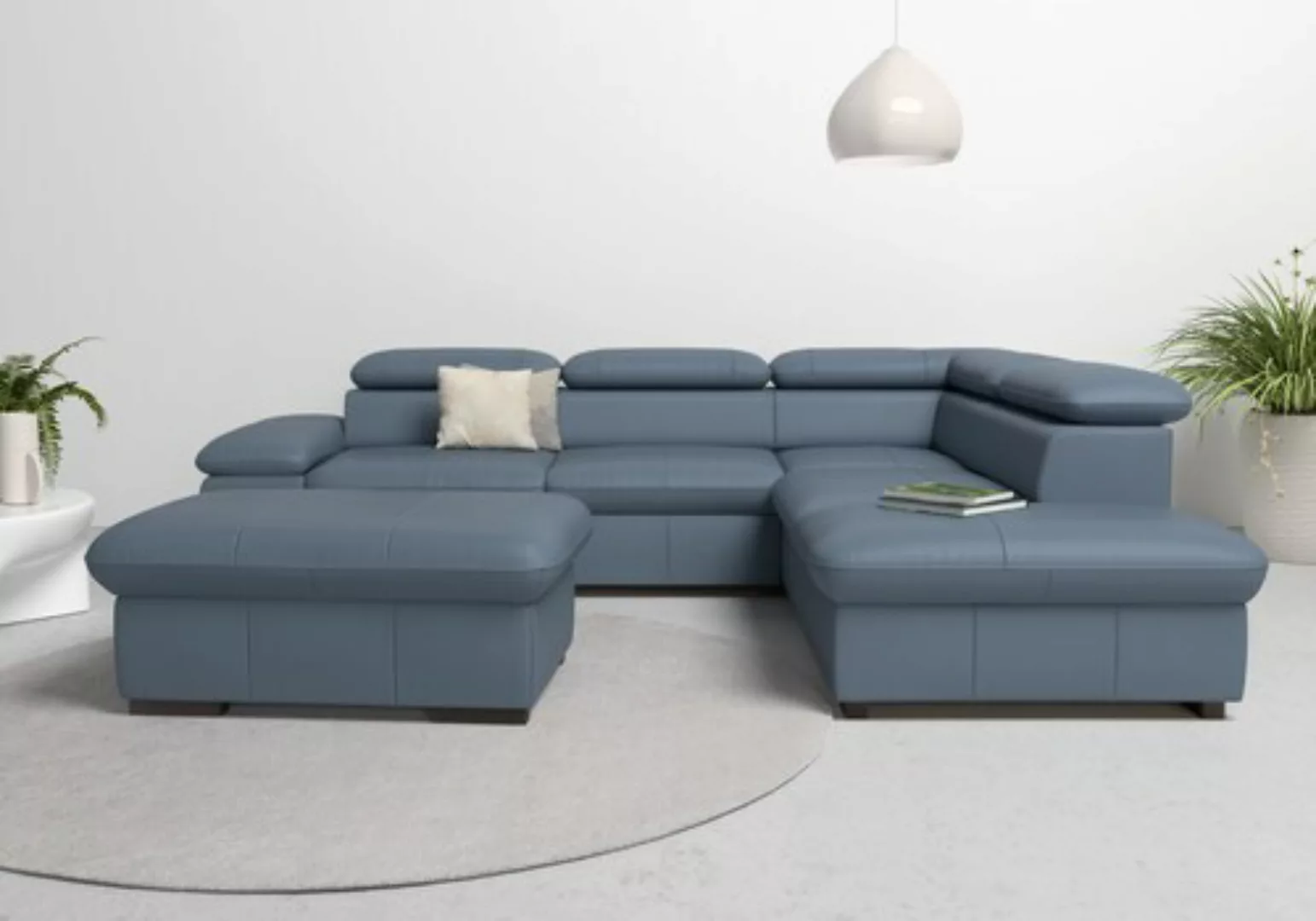 Home affaire Ecksofa »Alberto L-Form«, mit Kopfteilverstellung, wahlweise m günstig online kaufen