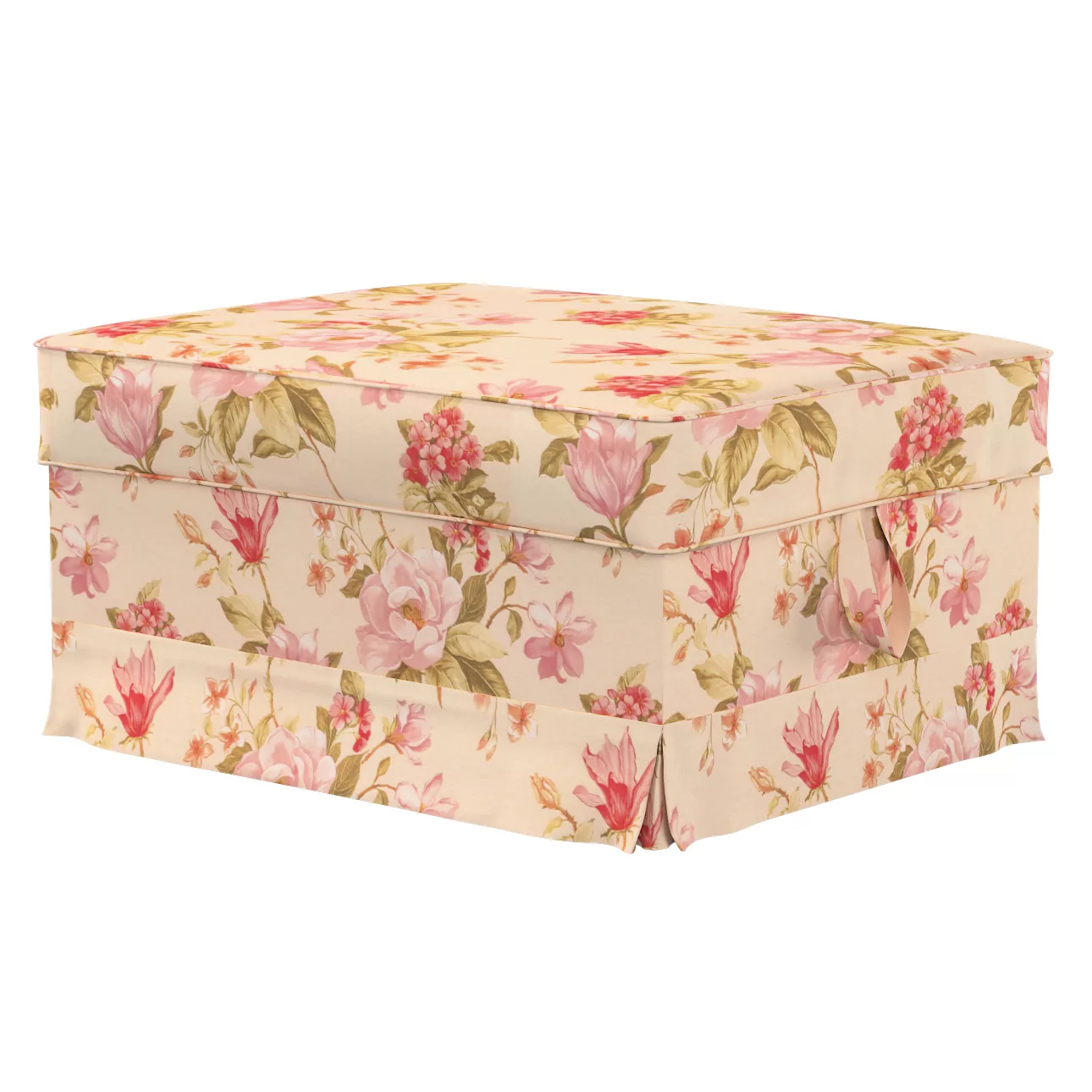 Bezug für Ektorp Bromma Hocker, creme-rosa, Husse, Ektorp Bromma, Londres ( günstig online kaufen