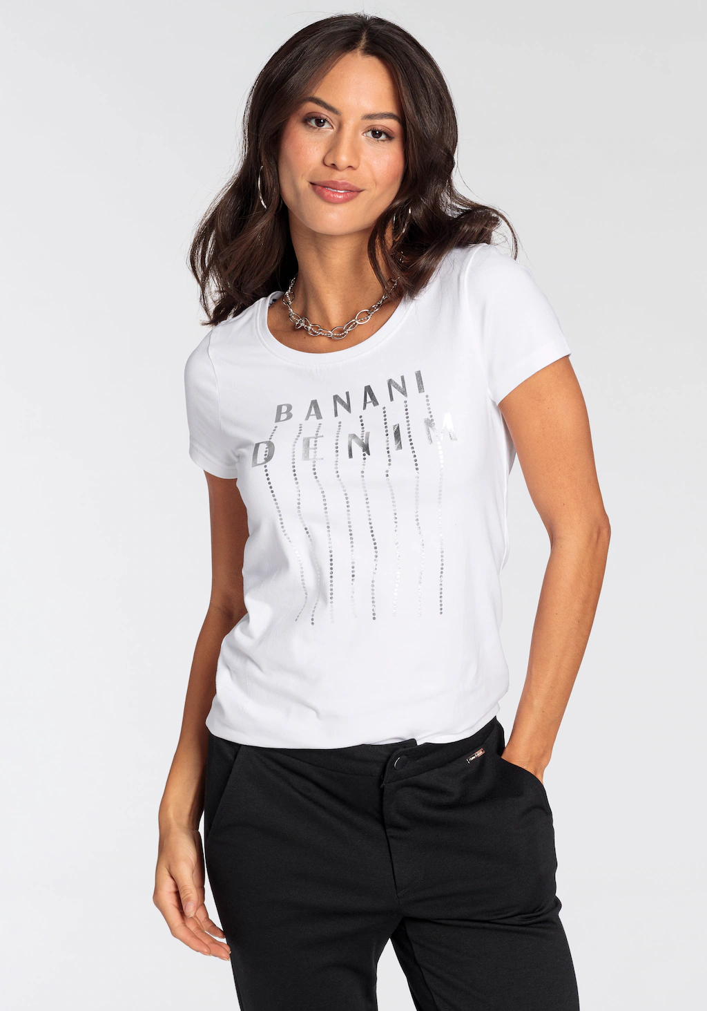Bruno Banani T-Shirt, Folien-Druck günstig online kaufen