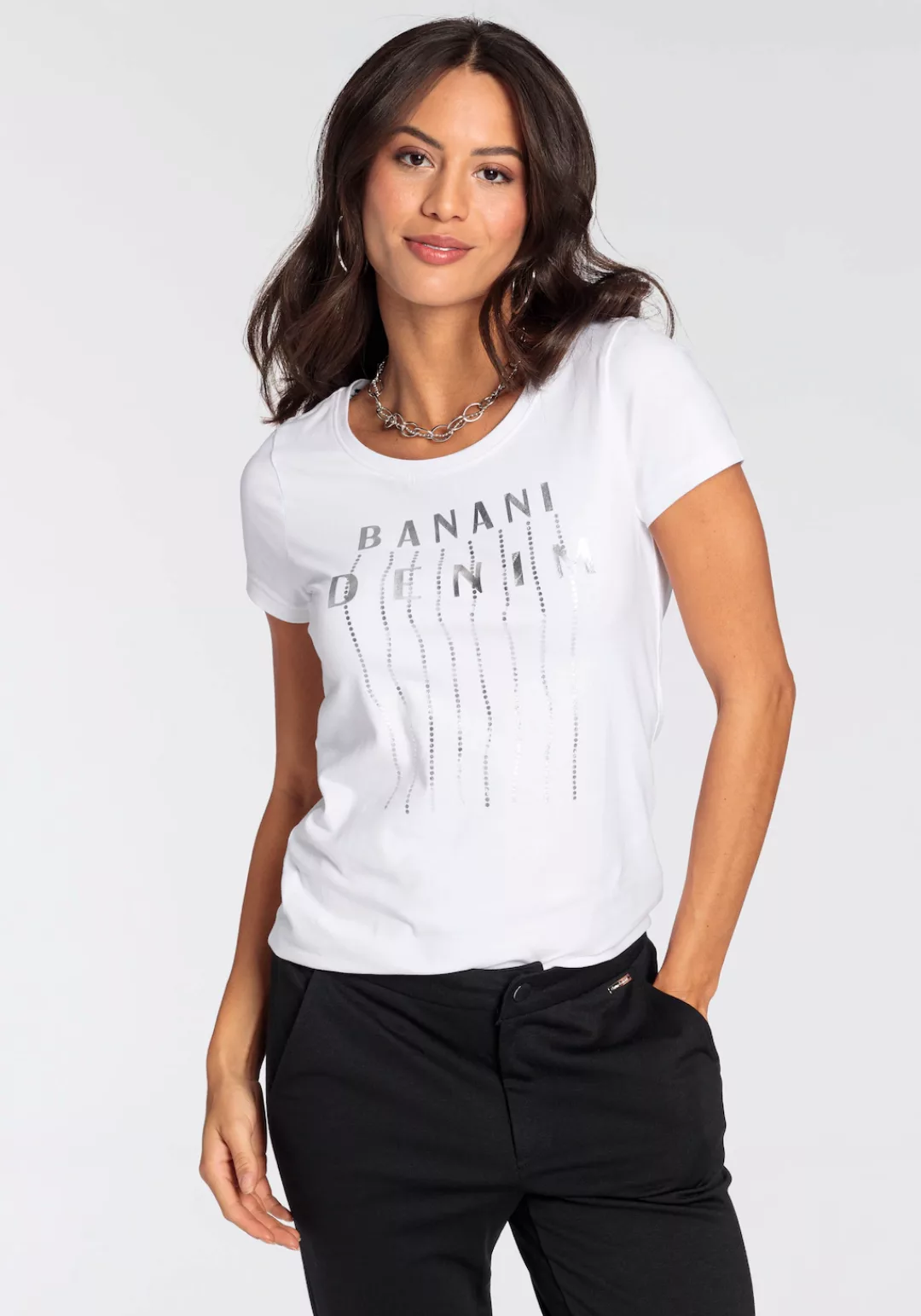Bruno Banani T-Shirt Folien-Druck günstig online kaufen