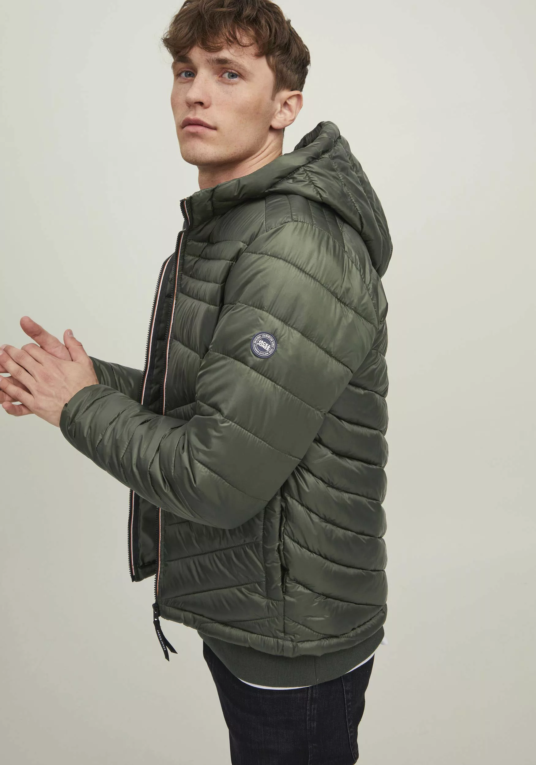 Jack & Jones Steppjacke "HERO PUFFER HOOD", mit Kapuze günstig online kaufen