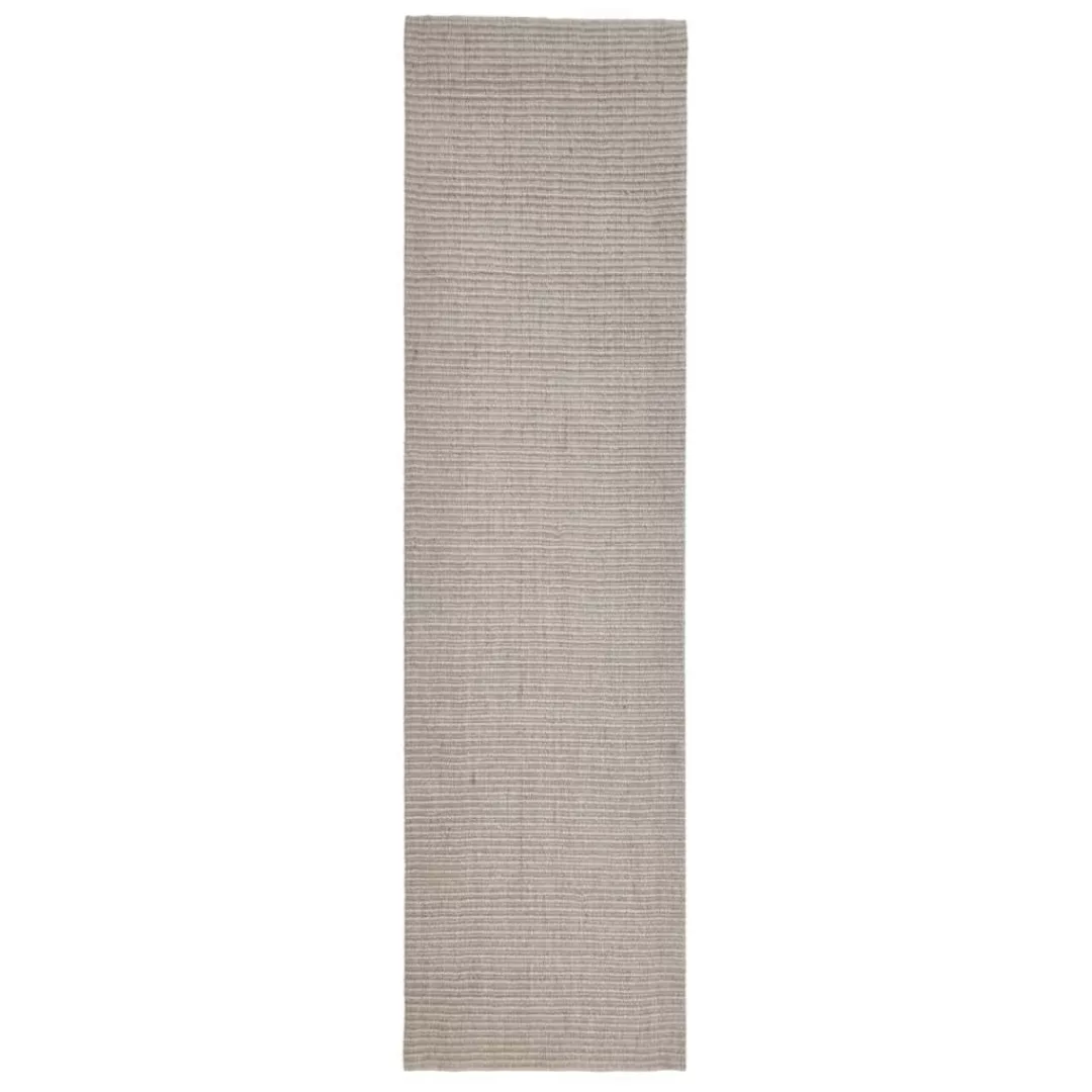 Vidaxl Teppich Natur Sisal 80x300 Cm Sandfarbe günstig online kaufen