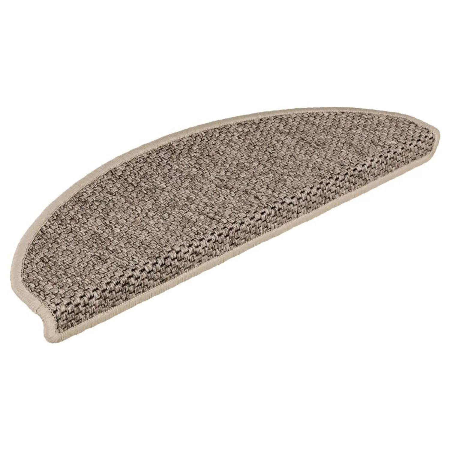 vidaXL Treppenmatten Sisal 15 Stk. 65x21x4cm Dunkelbeige Selbstklebend günstig online kaufen