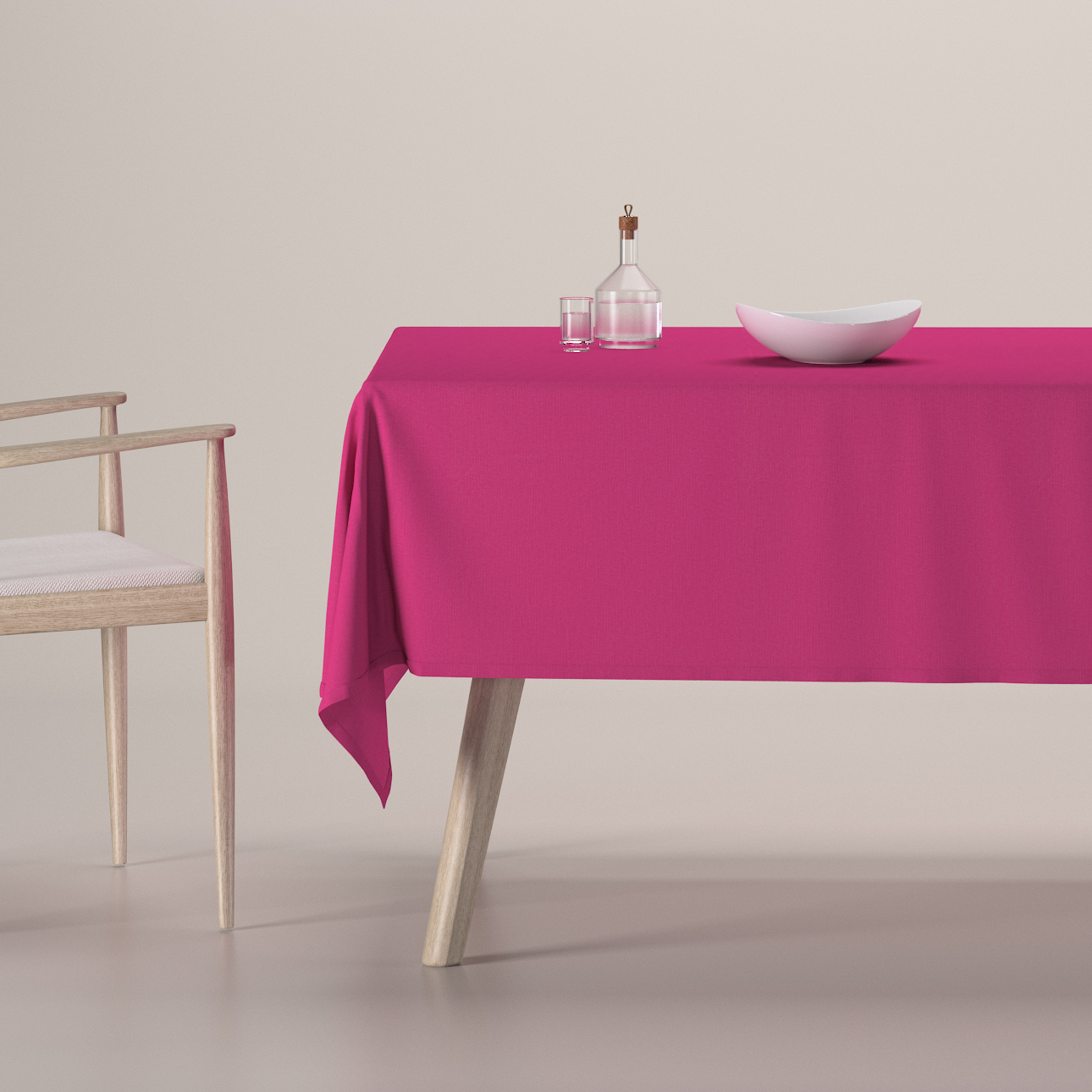 Rechteckige Tischdecke, rosa, Loneta (133-60) günstig online kaufen