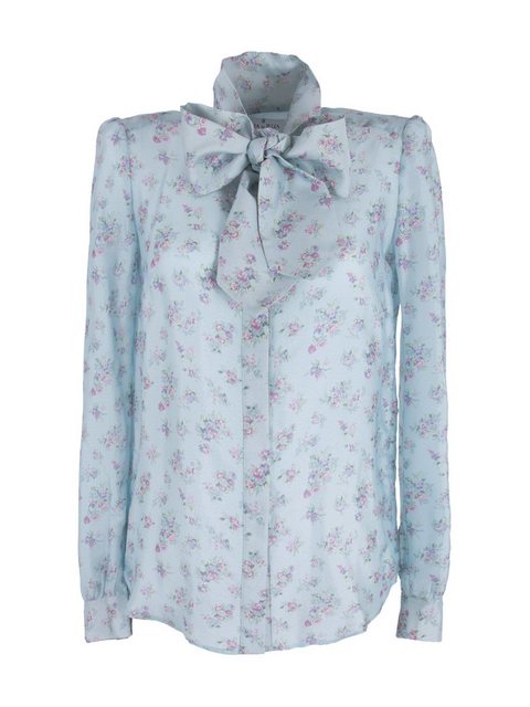 RUA & RUA Hemdbluse aus Seide Satin Hemd Bluse mit Schleifenkragen (1-tlg) günstig online kaufen