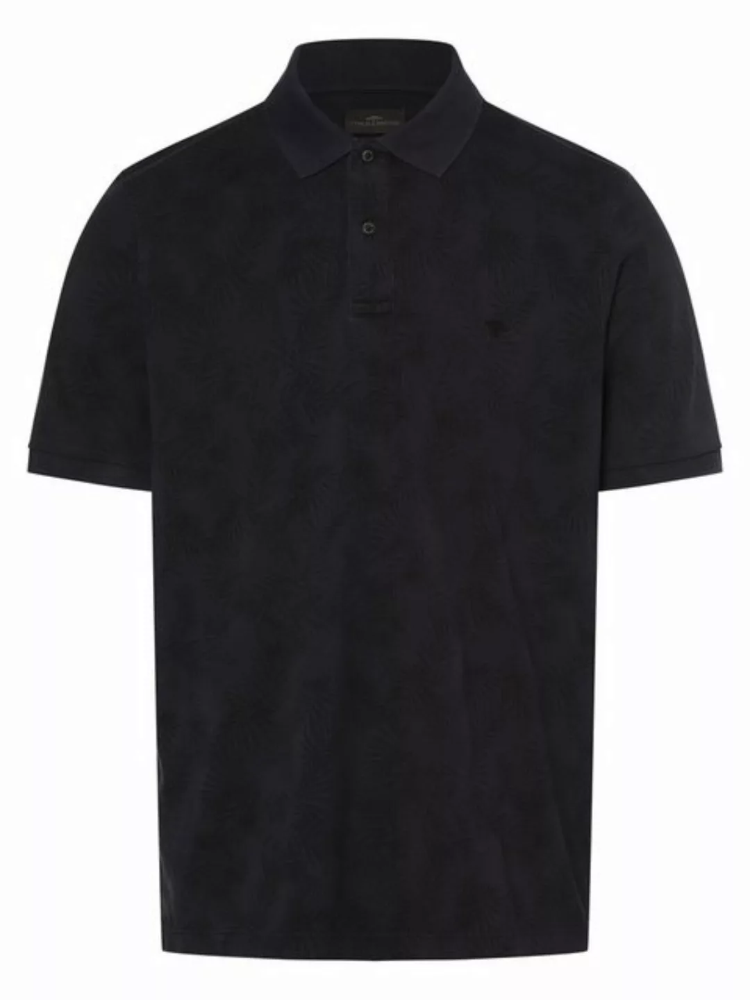 FYNCH-HATTON Poloshirt Polo Jersey AOP, Washed navy günstig online kaufen