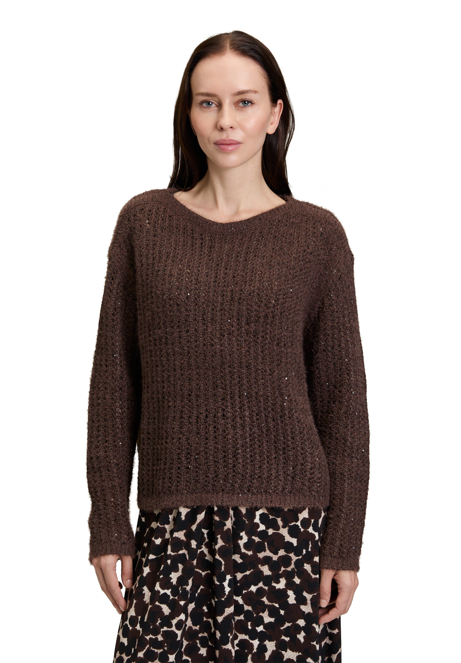 Betty Barclay Strickpullover "Betty Barclay Damen Grobstrick-Pullover mit P günstig online kaufen