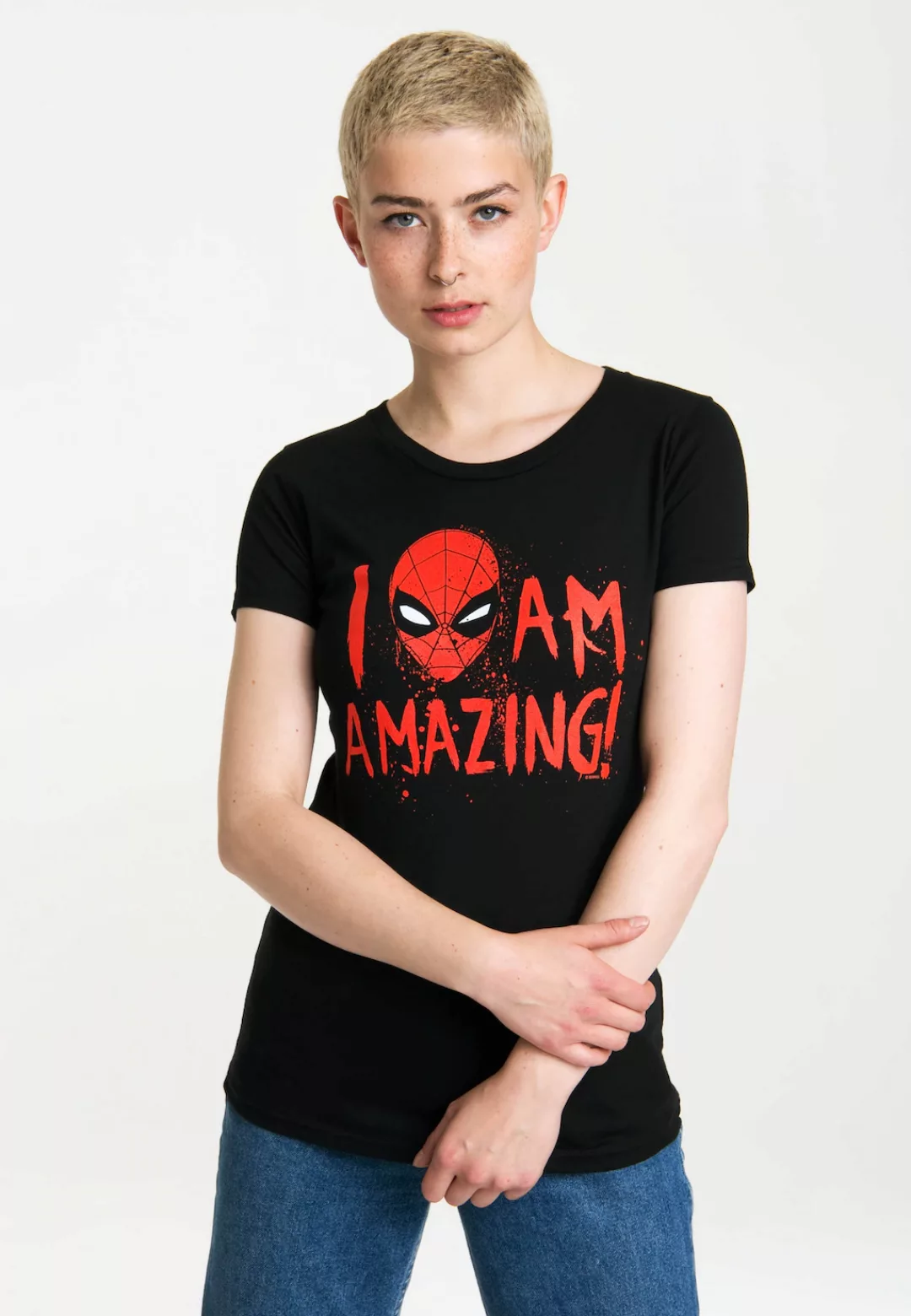 LOGOSHIRT T-Shirt "Marvel Comics", mit lizenzierten Originaldesign günstig online kaufen