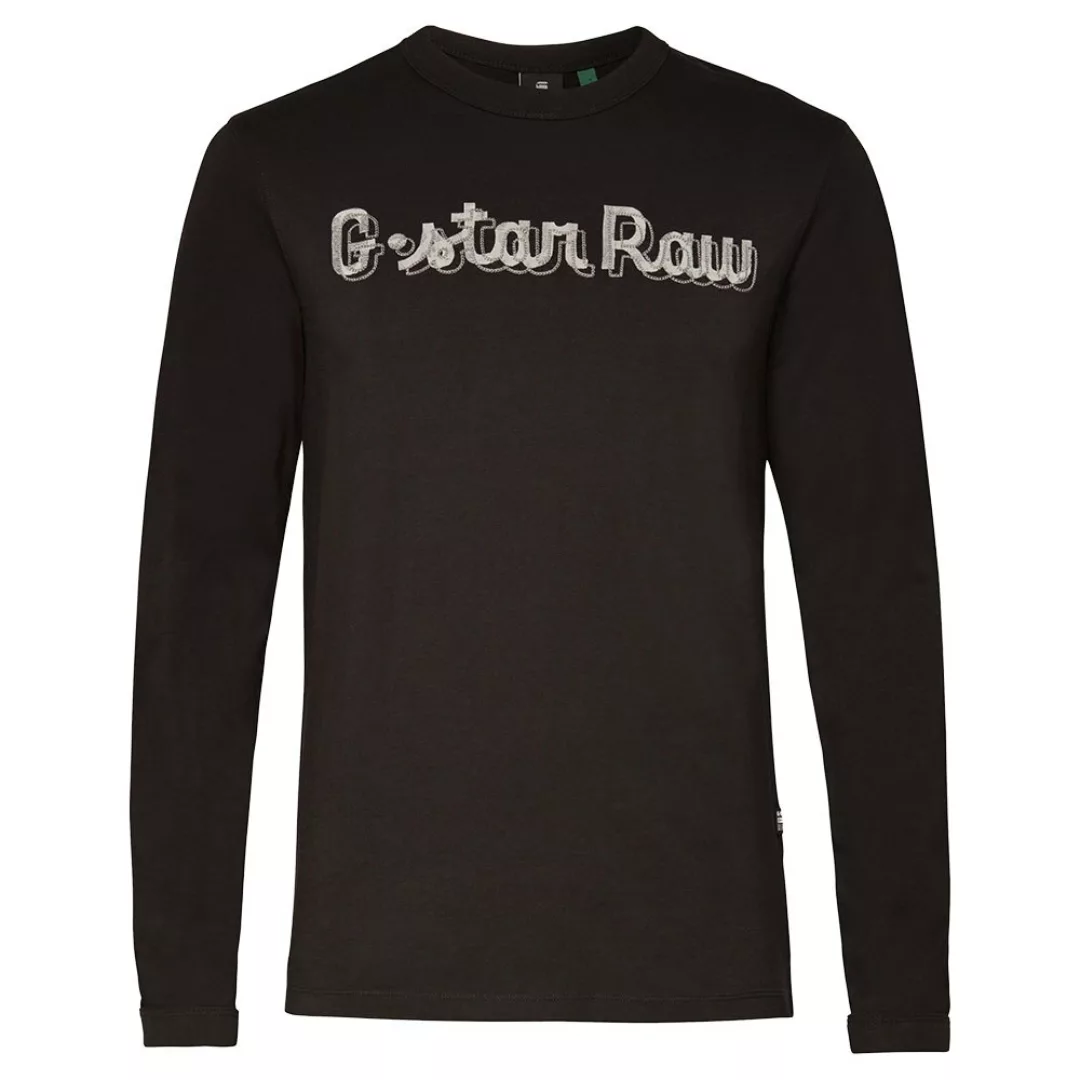 G-star Embro Graphic Langarm Rundhals T-shirt 2XS Dk Black günstig online kaufen