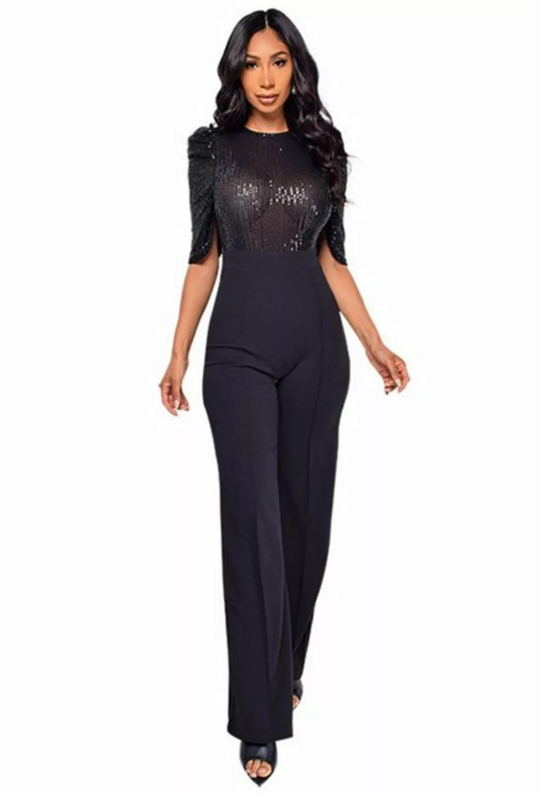 CHENIN 7/8-Overall Mode Lässig Tailliert Damen Jumpsuit Locker weit geschni günstig online kaufen