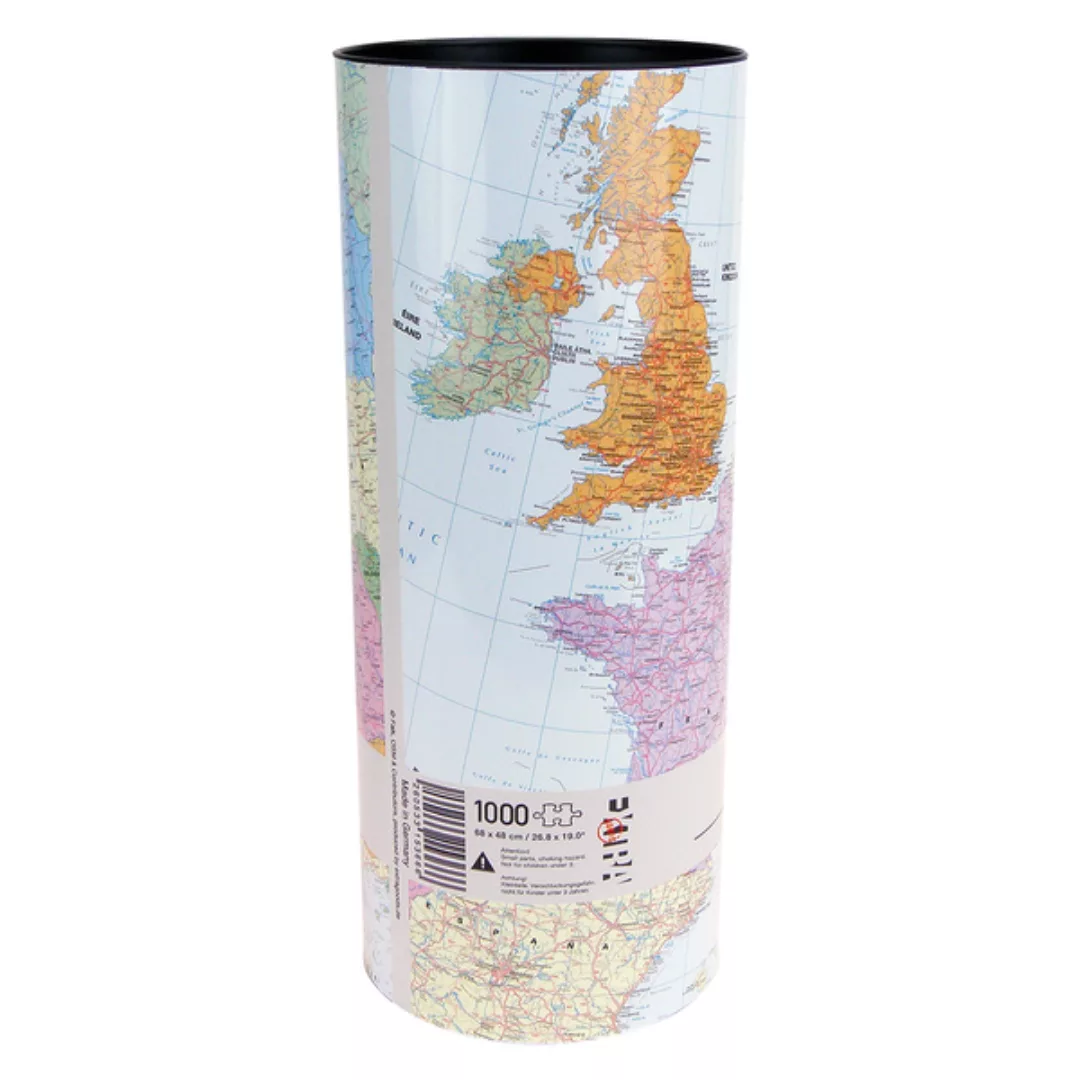Europa Puzzle / Eu Karte 1000 Teile - Die Gesamte Eu 68 x 48 Cm günstig online kaufen