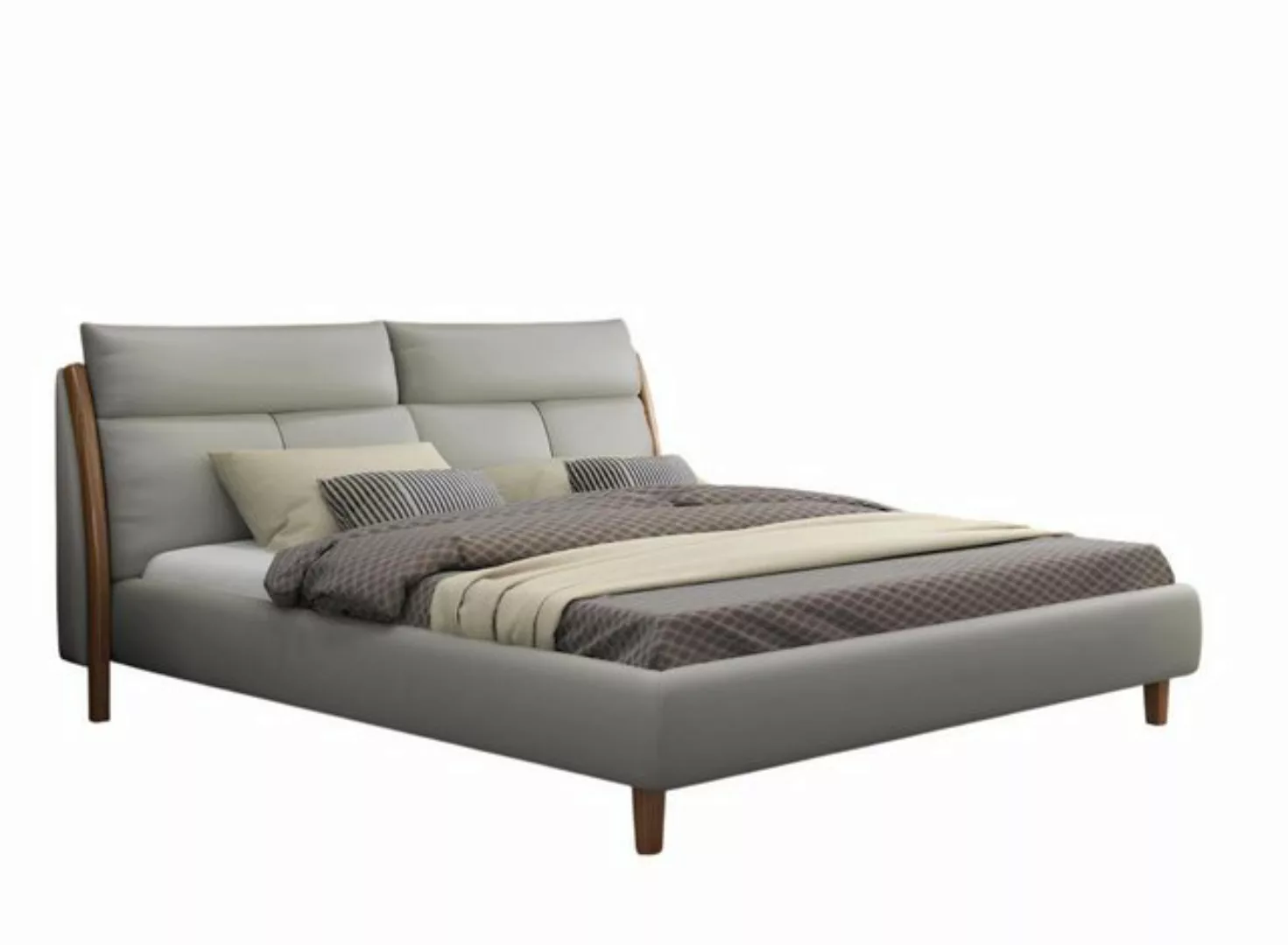 Xlmoebel Bett Modernes Luxus-Doppelbett aus Design-Textilien für das Schlaf günstig online kaufen