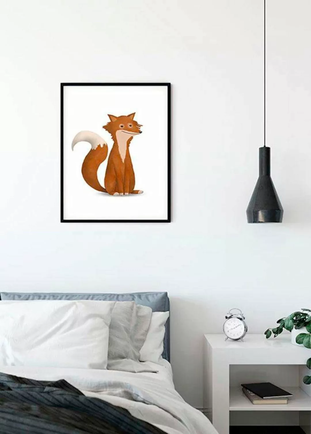Komar Poster "Cute Animal Fox", Tiere, (1 St.), Kinderzimmer, Schlafzimmer, günstig online kaufen