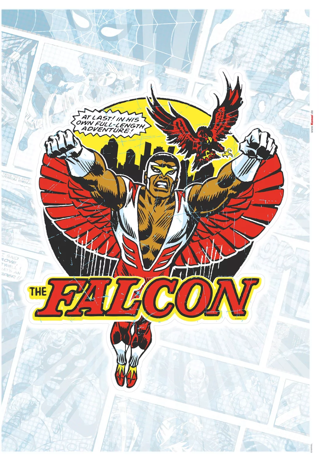 Komar Wandtattoo Falcon Comic Classic  Falcon Comic Classic B/L: ca. 50x70 günstig online kaufen